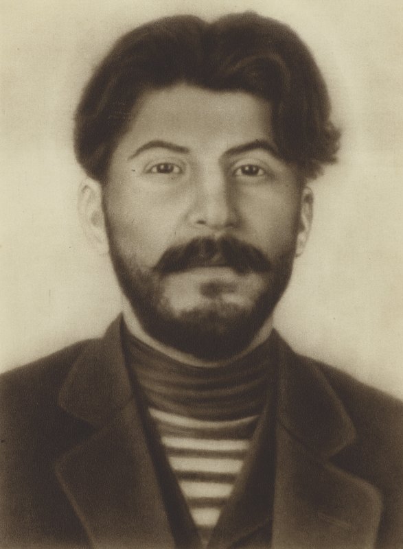 Joseph Stalin, sovětský vůdce, jako mladý muž od Russian Photographer