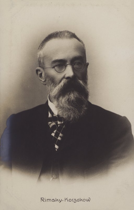 Nikolaj Rimskij-Korsakov , ruský skladatel. od Russian Photographer