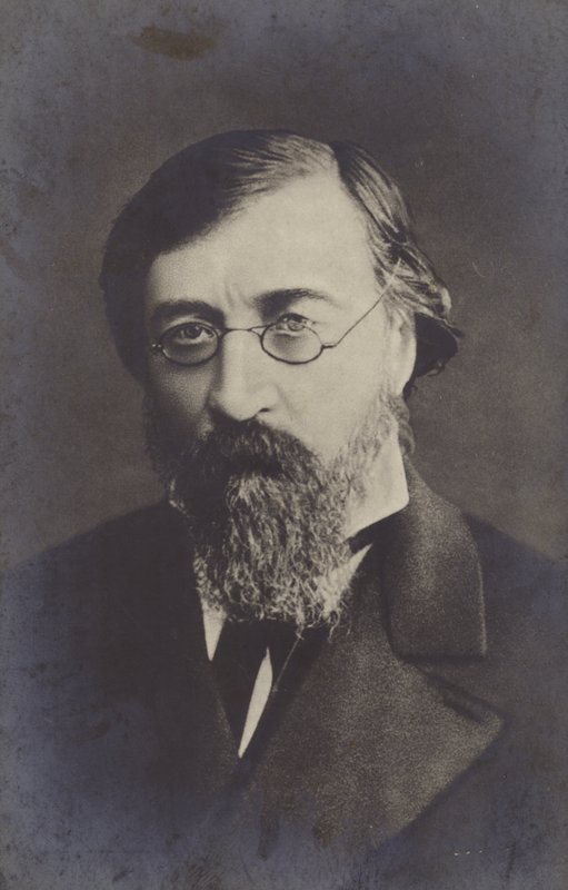 Nikolay Chernyshevsky (1828-1889), ruský filozof, socialista a revoluční demokrat, konec 19. století (čb foto) od Russian Photographer