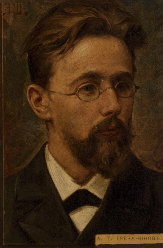 Alexander Gretchaninoff , ruský romantický skladatel (1864-1956) od Russian School