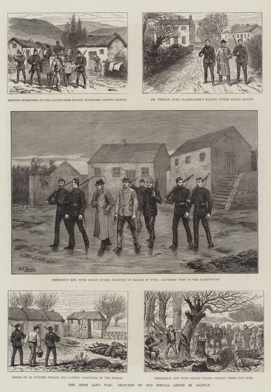 Irská pozemní válka od S.T. Dadd