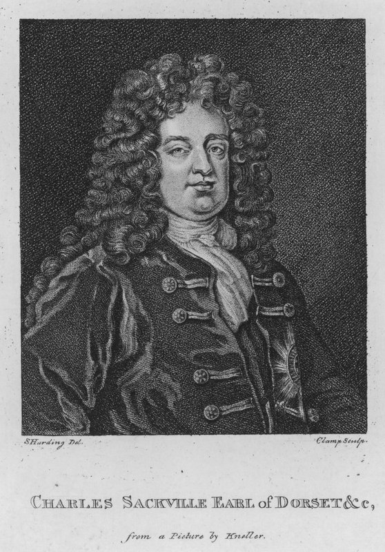 Charles Sackville, hrabě z Dorset atd. (rytina) od S. (after) Harding