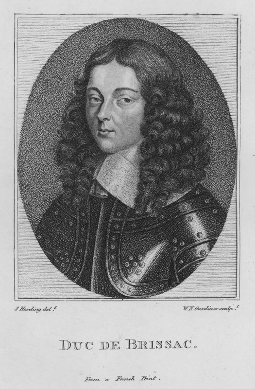 Vévoda z Brissacu (rytina) od S. (after) Harding