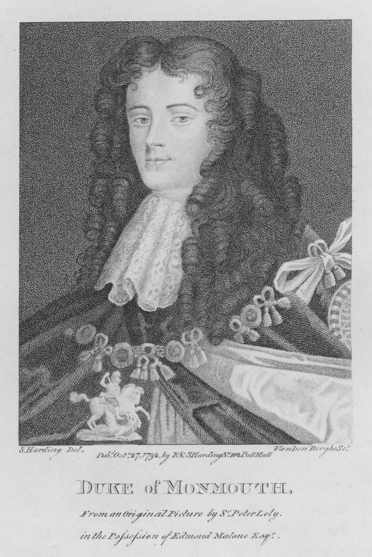 Vévoda z Monmouthu (rytina) od S. (after) Harding