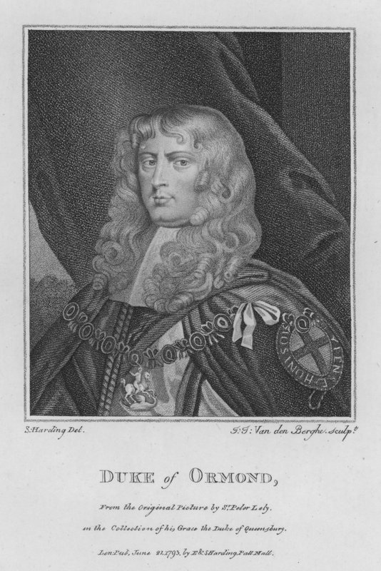 Vévoda z Ormondu (rytina) od S. (after) Harding