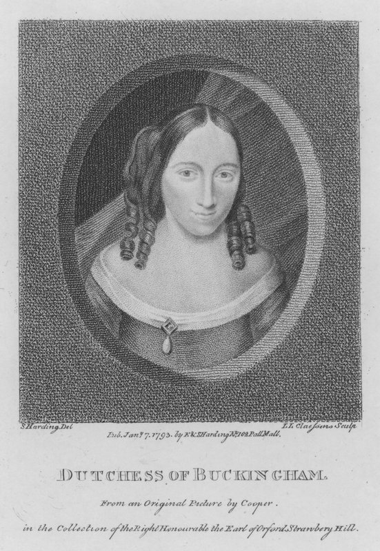 Vévodkyně z Buckinghamu (rytina) od S. (after) Harding