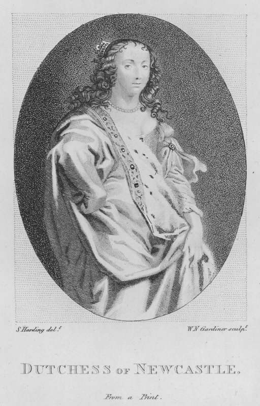 Vévodkyně z Newcastlu (rytina) od S. (after) Harding