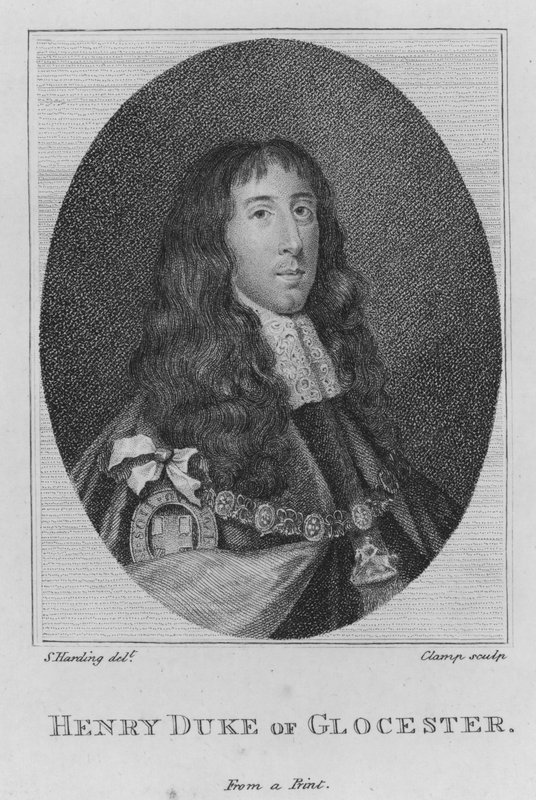 Henry Duke of Glocester (rytina) od S. (after) Harding