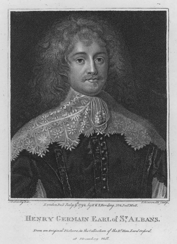 Henry Geermain, hrabě ze St Albans (rytina) od S. (after) Harding
