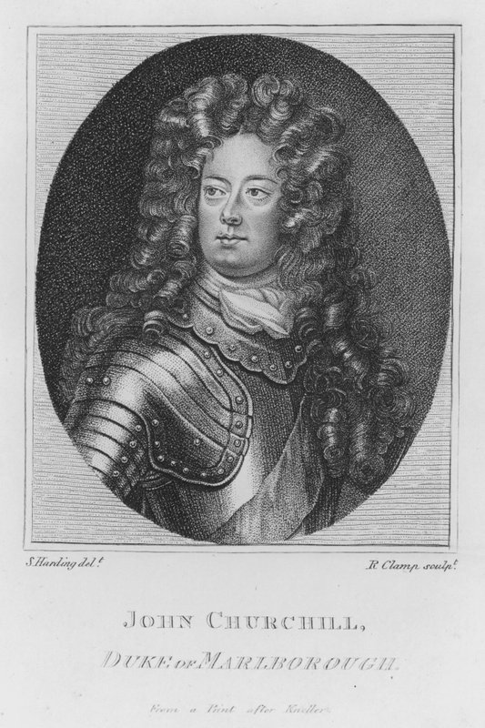 John Churchill, vévoda z Marlborough (rytina) od S. (after) Harding