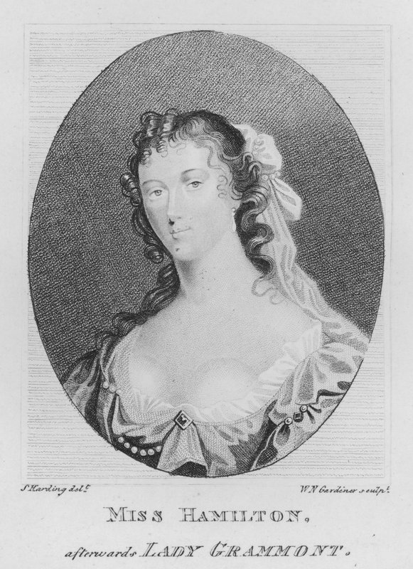 Slečna Hamiltonová, poté Lady Grammont (rytina) od S. (after) Harding