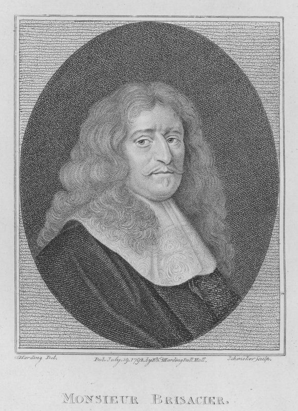 Mister Brisacier (rytina) od S. (after) Harding
