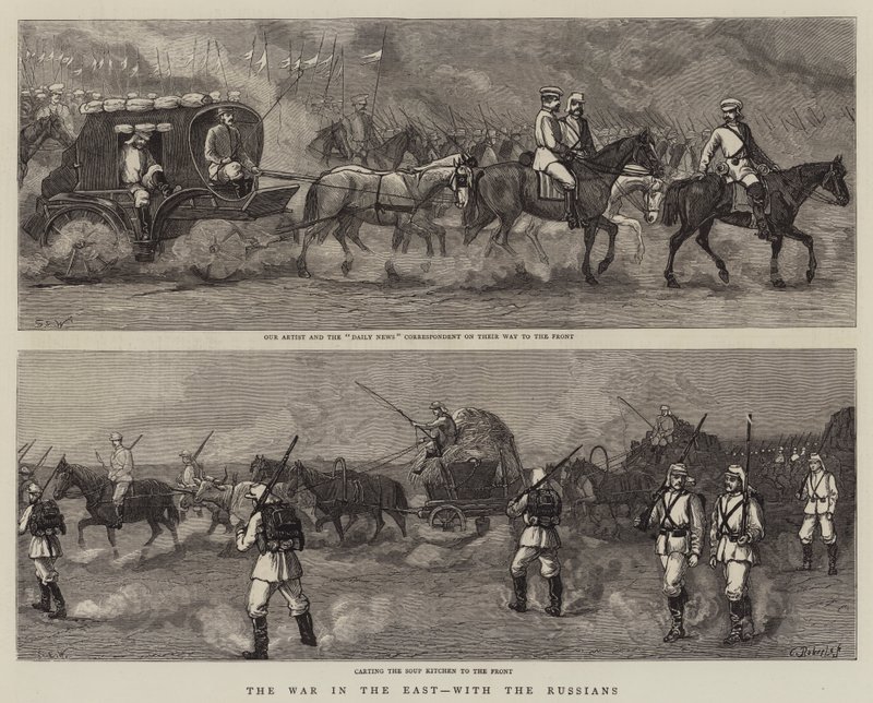 Válka na východě s Rusy od Samuel Edmund Waller