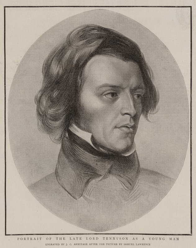 Portrét zesnulého lorda Tennysona jako mladého muže od Samuel Lawrence