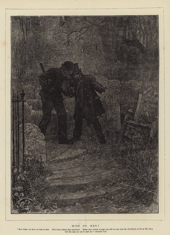 slečna nebo paní od Samuel Luke Fildes
