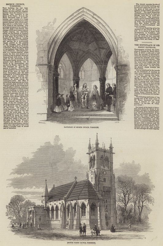 Kostel Escrick, Yorkshire od Samuel Read