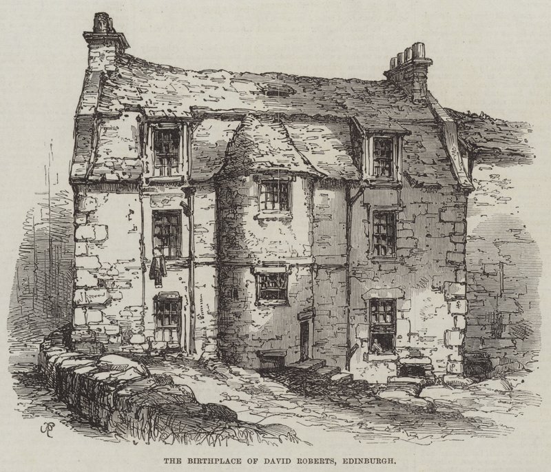 Rodný dům Davida Robertse, Edinburgh od Samuel Read