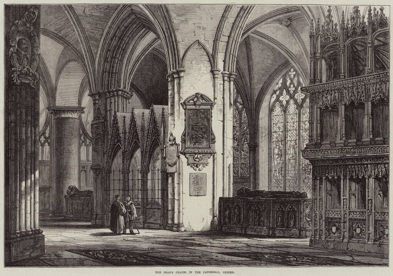 Děkanská kaple v katedrále, Oxford od Samuel Read