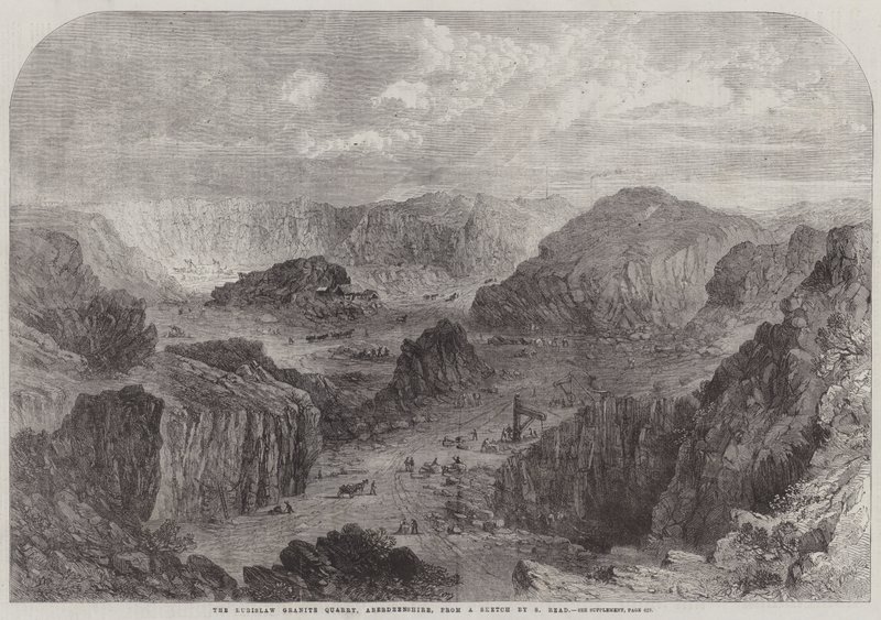Žulový lom Rubislaw, Aberdeenshire od Samuel Read