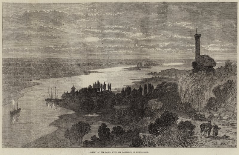Údolí Loiry s Lanterne de Rochecorbon od Samuel Read