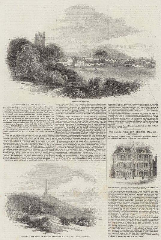 Wellington a jeho vévodství od Samuel Read