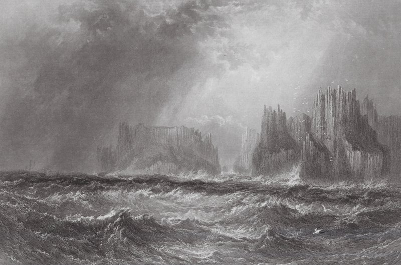 Austrálie: Tasmanův ostrov (rytina) od Samuel (after) Prout