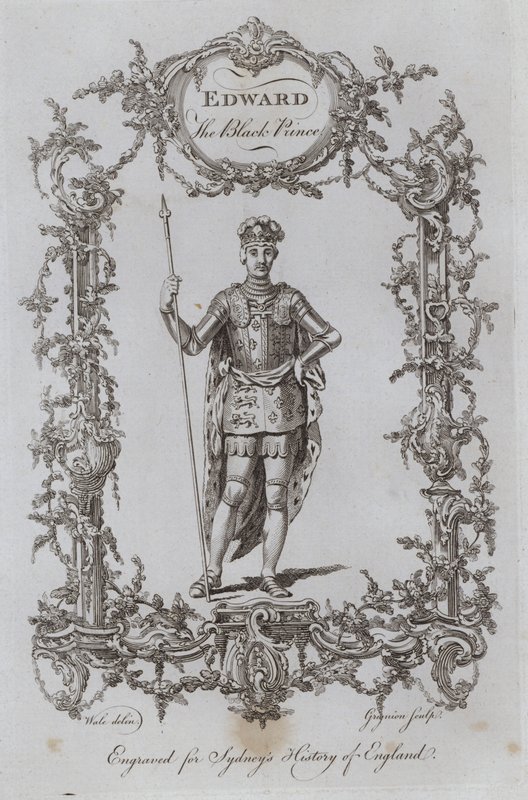 Edward Černý princ (rytina) od Samuel (after) Wale