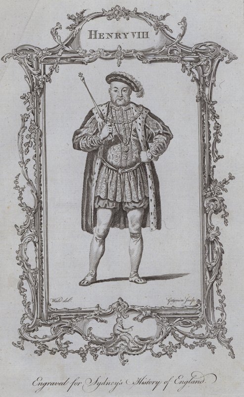 Jindřich VIII (rytina) od Samuel (after) Wale