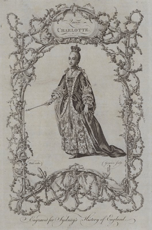 Queen Charlotte (rytina) od Samuel (after) Wale