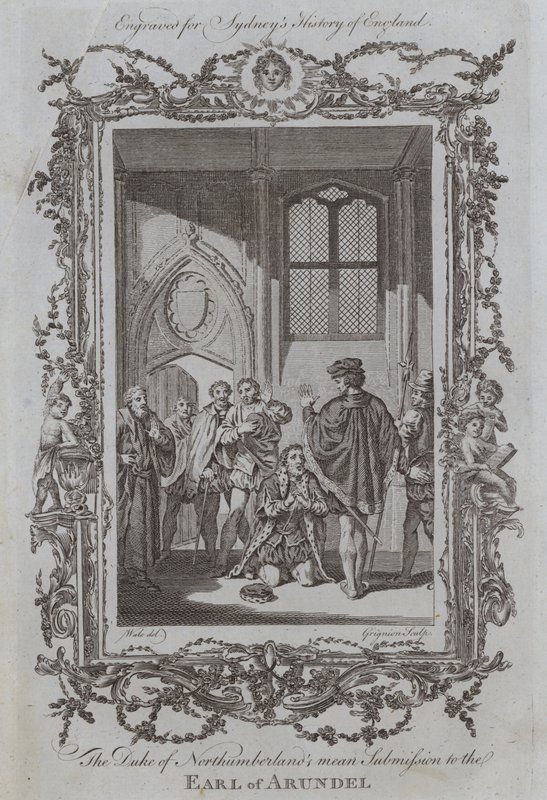 Zlá podřízení vévody z Northumberlandu hraběti z Arundel (rytina) od Samuel (after) Wale