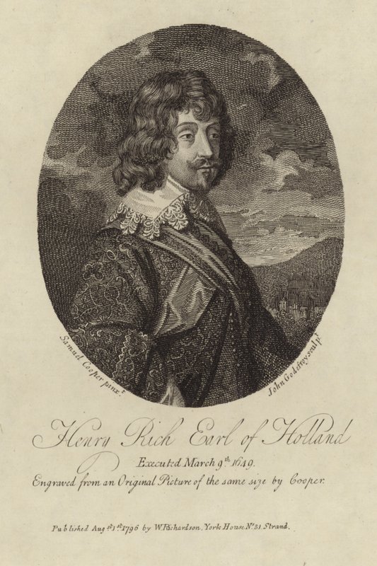 Henry Rich hrabě z Holandska od Samuel Cooper