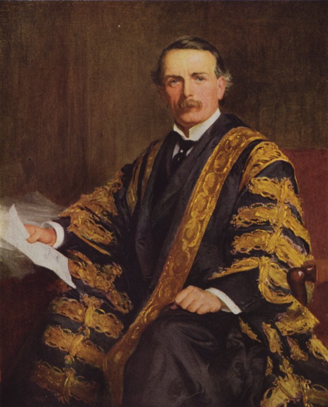 David Lloyd George , velšský liberální politik a premiér Británie (barva litho) od Samuel Luke (after) Fildes