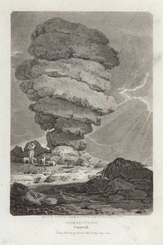 Cheese-Wring, Cornwall od Samuel Prout