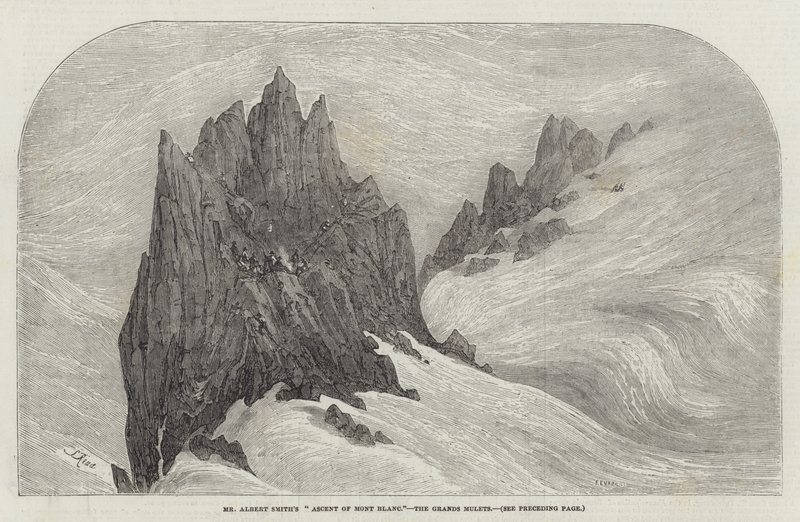 Výstup pana Alberta Smithe na Mont Blanc, Grands Mulets od Samuel Read