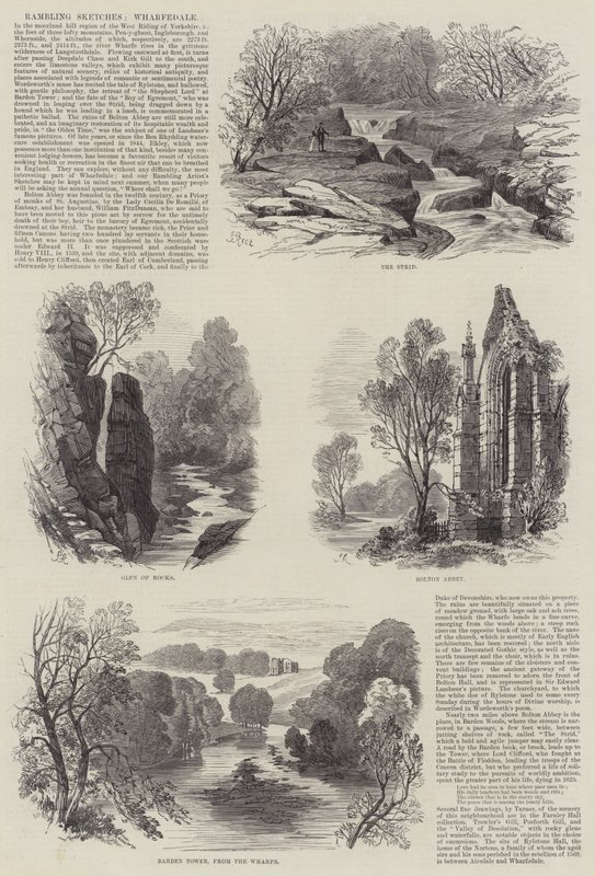 Rambling Sketches, Wharfedale od Samuel Read