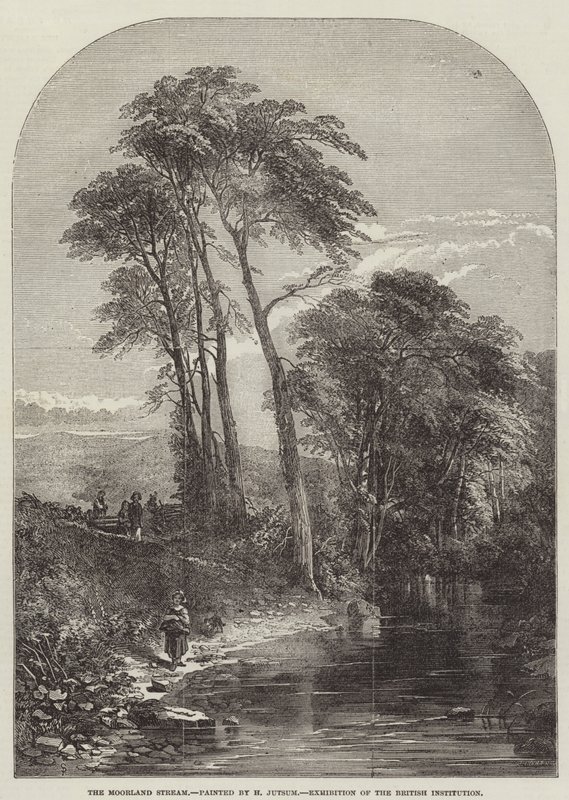 Moorland Stream, výstava britské instituce od Samuel Read