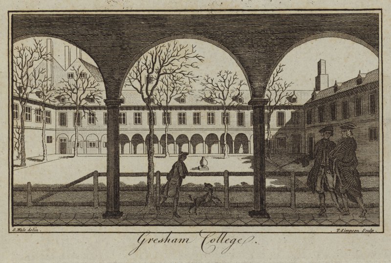 Gresham College v Londýně od Samuel Wale