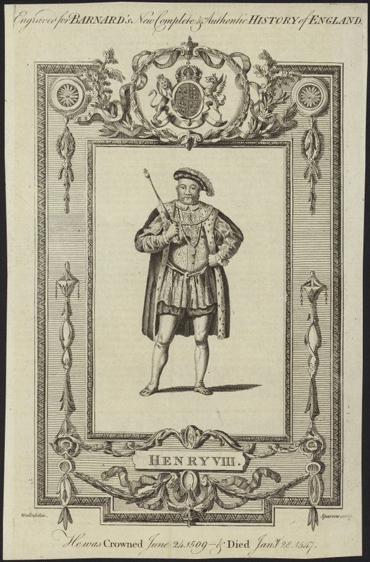 Anglický král Jindřich VIII od Samuel Wale