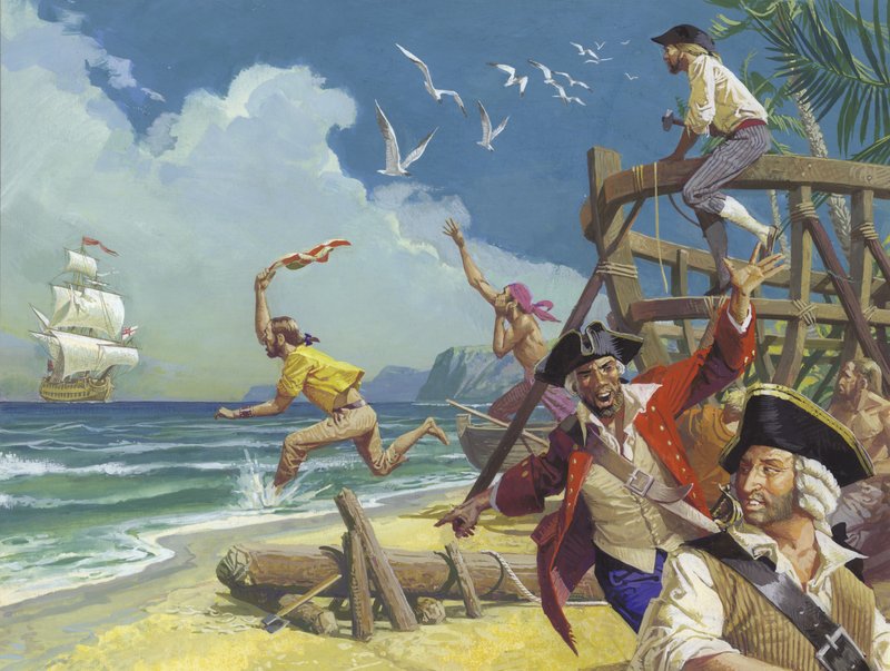Plavba admirála Ansona kolem světa v roce 1740 od Severino Baraldi