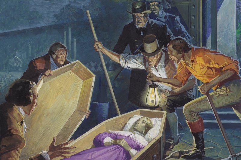 Burke and Hare, Grave Robbers and Murderers (kvaš na papíře) od Severino Baraldi
