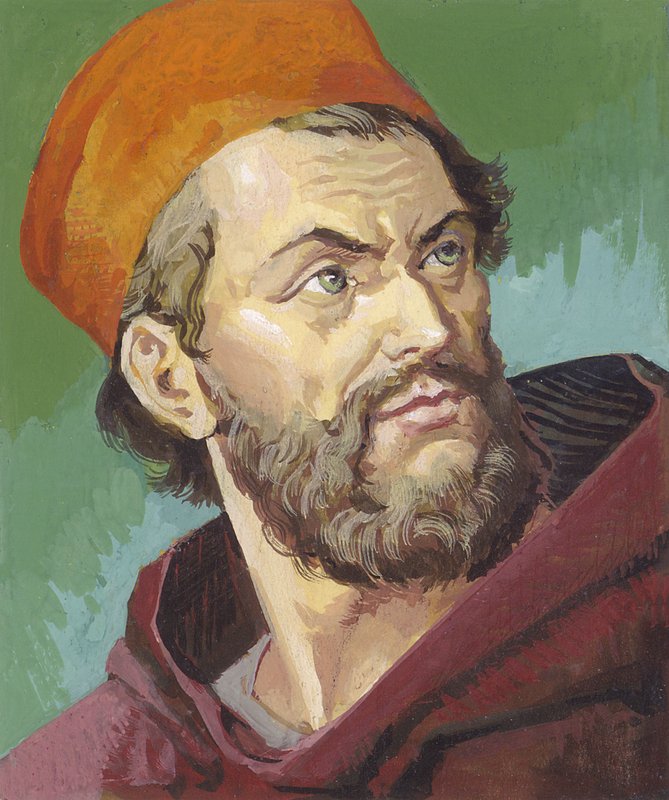 Marco Polo (kvaš na papíře) od Severino Baraldi