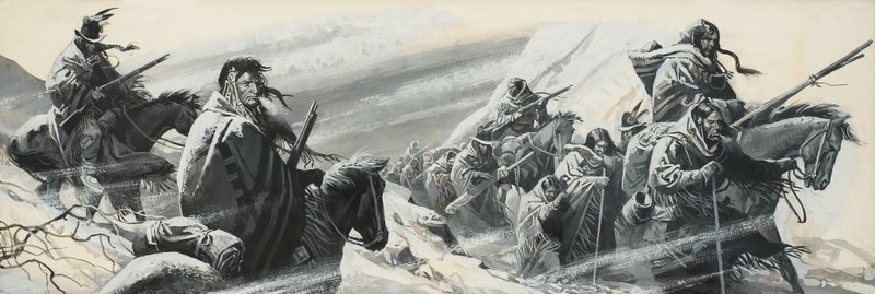 Trek kmene Nez Perce od Severino Baraldi