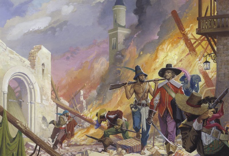 William Dampier, pirát ze 17. století od Severino Baraldi