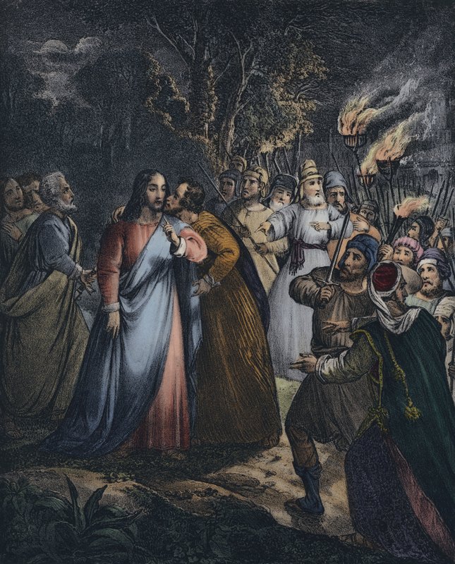 Jidáš zradí svého pána od Siegfried Detler Bendixen