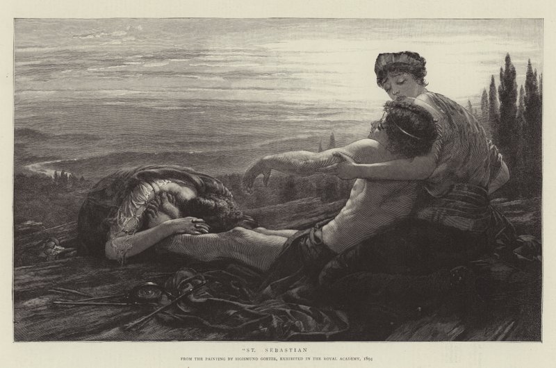 Svatý Sebastian od Sigismund Christian Hubert Goetze