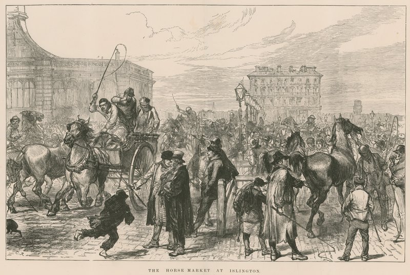 Koňský trh v Islingtonu od Sir John Charles Robinson