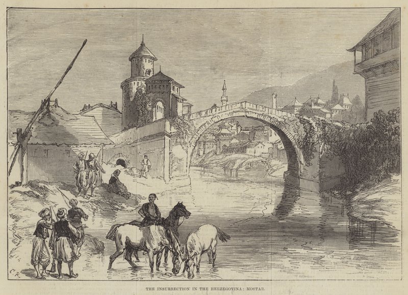Povstání v Hercegovině, Mostar od Sir John Charles Robinson