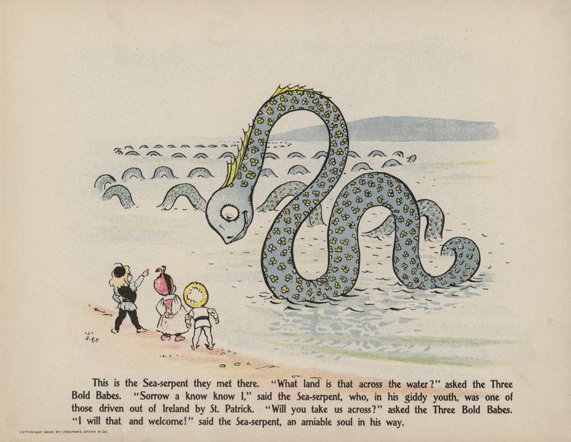 Ilustrace k filmu Další příhody tří odvážných dětí (barevná litografie) od Sophia Rosamond Praeger