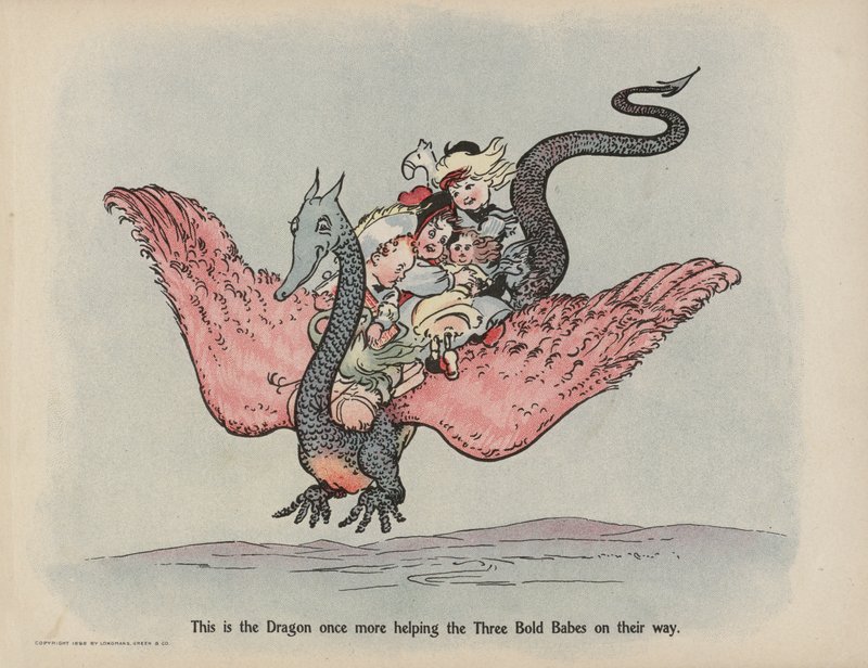 Ilustrace k filmu Další příhody tří odvážných dětí (barevná litografie) od Sophia Rosamond Praeger