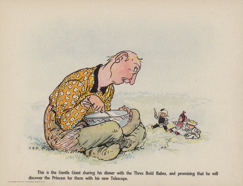 Ilustrace k filmu Další příhody tří odvážných dětí (barevná litografie) od Sophia Rosamond Praeger
